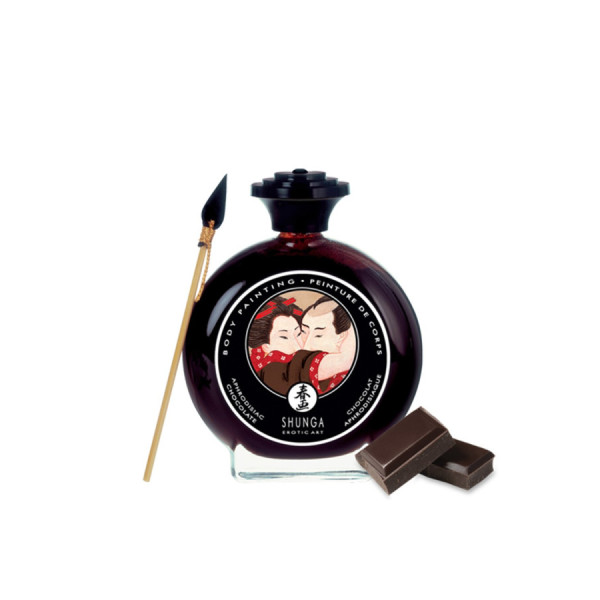 Peinture de corps comestible chocolat 100ml 